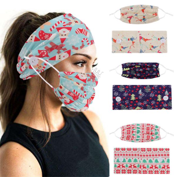 2020 designers masks holder headbands with button fashion face mask christmas tree print women sports yoga elastic hair band 2pcs/set d9207, Black;white 
2020 designers masks holder headbands with button fashion face mask christmas tree print women sports yoga elastic hair band 2pcs/set d9207, Black;white