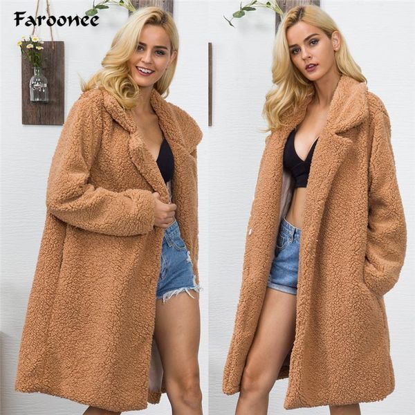 women's winter lambwool trench coat large sizes long sleeve thicken warm pockets coat casual elegant outerwear camel1, Black
women's winter lambwool trench coat large sizes long sleeve thicken warm pockets coat casual elegant outerwear camel1, Black