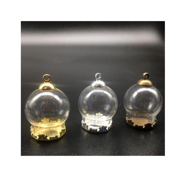 300set 20*15mm glass globes with metal copper setting base beads cap set vials pendant wishing glass bottle jewelry sqcuag, Bronze;silver
300set 20*15mm glass globes with metal copper setting base beads cap set vials pendant wishing glass bottle jewelry sqcuag, Bronze;silver