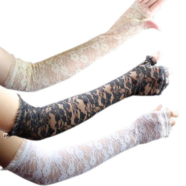 long lace hollow-out fingerless gloves skid resistance pattern lace fingerless gloves sun protection accessories, Blue;gray
long lace hollow-out fingerless gloves skid resistance pattern lace fingerless gloves sun protection accessories, Blue;gray