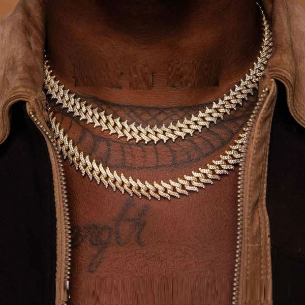 hip hop bling iced out 18-22inches cuban link chain necklace luxury gold silver jewelry for women and men
hip hop bling iced out 18-22inches cuban link chain necklace luxury gold silver jewelry for women and men