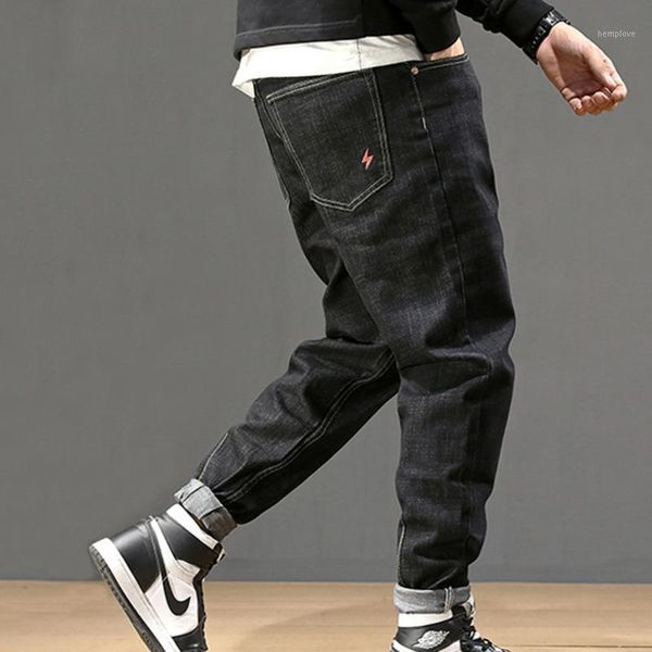 fashion streetwear men jeans vintage black loose fit harem jeans men pencil pants big size 28-42 japanese style hip hop1, Blue
fashion streetwear men jeans vintage black loose fit harem jeans men pencil pants big size 28-42 japanese style hip hop1, Blue