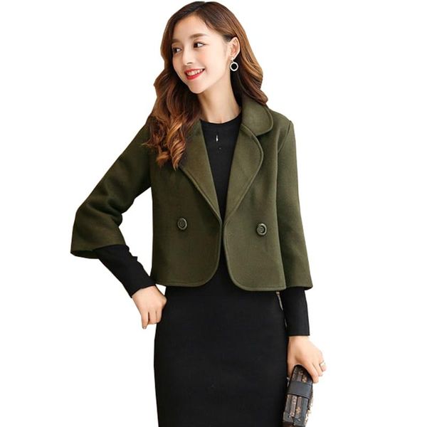 2020 new fashion spring autumn woolen coat women casual short blazer outerwear female small jacket green gray red plus size 2935, Black
2020 new fashion spring autumn woolen coat women casual short blazer outerwear female small jacket green gray red plus size 2935, Black