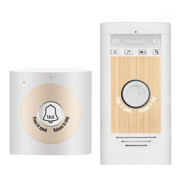 wireless voice intercom doorbell 2-way talk monitor with 1*outdoor unit button 1* indoor unit receiver smart home security1
wireless voice intercom doorbell 2-way talk monitor with 1*outdoor unit button 1* indoor unit receiver smart home security1