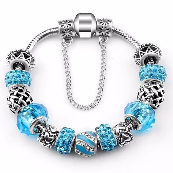 2020 bottom price promotion 2 weeks antique silver plated original women glass charm bracelet & bangle fit charm bracelet, Black
2020 bottom price promotion 2 weeks antique silver plated original women glass charm bracelet & bangle fit charm bracelet, Black