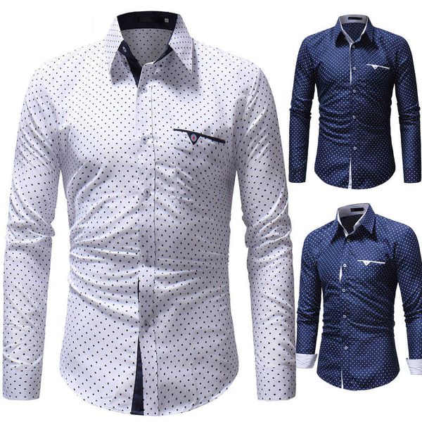 new 2019 men's autumn casual formal polka dot men shirts slim fit long sleeve shirt drop shipping 3.27, White;black
new 2019 men's autumn casual formal polka dot men shirts slim fit long sleeve shirt drop shipping 3.27, White;black