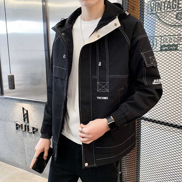 2020 new style men wear hooded casual jacket, Black;brown
2020 new style men wear hooded casual jacket, Black;brown