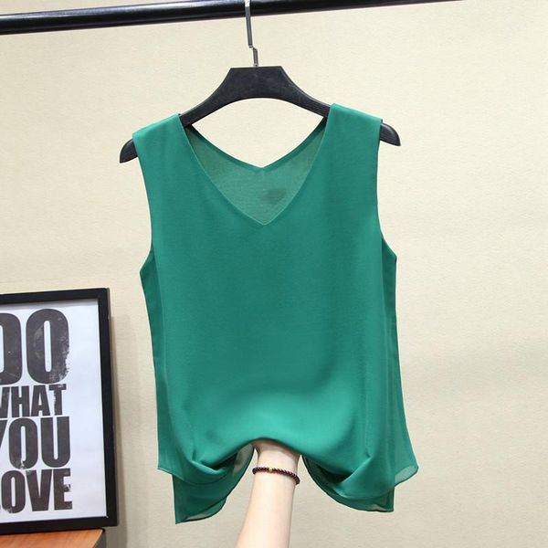 summer women's fashion vest plus size female tank shirts s-8xl casual pure color v-neck blusas femininas clothing1, White 
summer women's fashion vest plus size female tank shirts s-8xl casual pure color v-neck blusas femininas clothing1, White