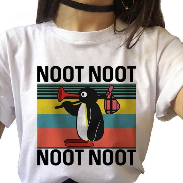 womens t shirt noot noot pingu t shirt ulzzang kawaii clothing printing t shirt retro aesthetic new cartoon, White
womens t shirt noot noot pingu t shirt ulzzang kawaii clothing printing t shirt retro aesthetic new cartoon, White
