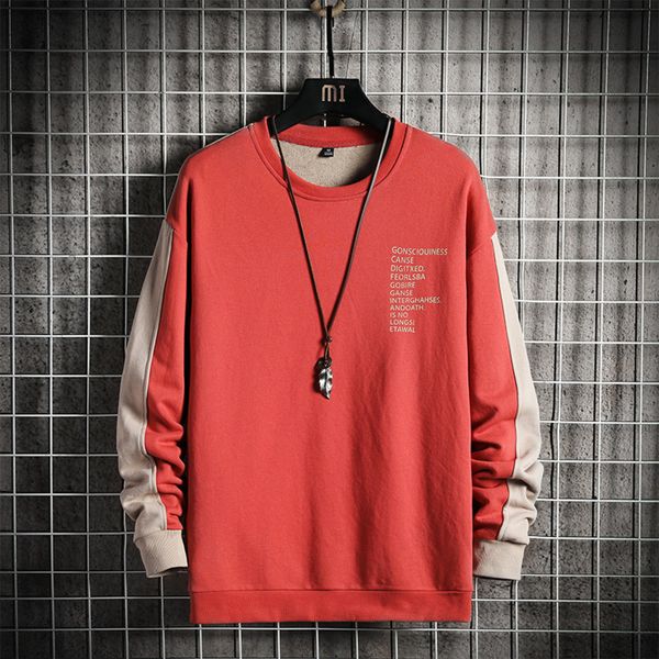 2021 new arrival spring autumn crewneck sweatshirt hip hop colorblock side stripe o-neck shirt fashion clothing men skat c0127, Black
2021 new arrival spring autumn crewneck sweatshirt hip hop colorblock side stripe o-neck shirt fashion clothing men skat c0127, Black