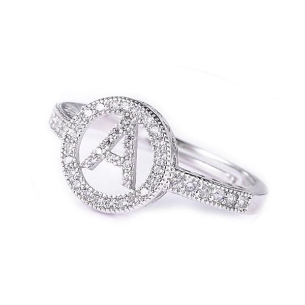 cluster rings 26 letters simple exquisite adjustable ring charm women personal gift, Golden;silver
cluster rings 26 letters simple exquisite adjustable ring charm women personal gift, Golden;silver