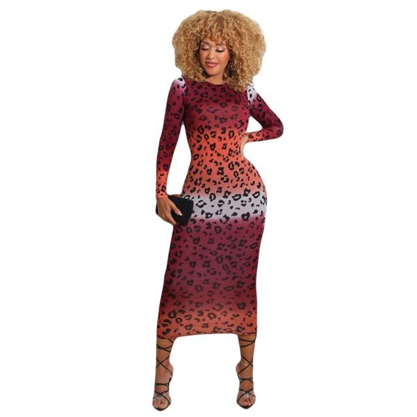 casual dresses women leopard print sheath dress long sleeve o neck female fashion bodycon autumn spring party mid-calf 2021, Black;gray
casual dresses women leopard print sheath dress long sleeve o neck female fashion bodycon autumn spring party mid-calf 2021, Black;gray