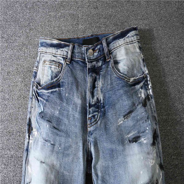 men's jeans high street famous amr designer patchwork pocket zipper washed blue man pants streetwear trousers clothing mo98
men's jeans high street famous amr designer patchwork pocket zipper washed blue man pants streetwear trousers clothing mo98
