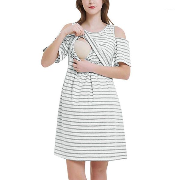 maternity dresses fashion casual breastfeeding clothes dress women summer short sleeve stripe nursing ropa de maternidad1, White
maternity dresses fashion casual breastfeeding clothes dress women summer short sleeve stripe nursing ropa de maternidad1, White