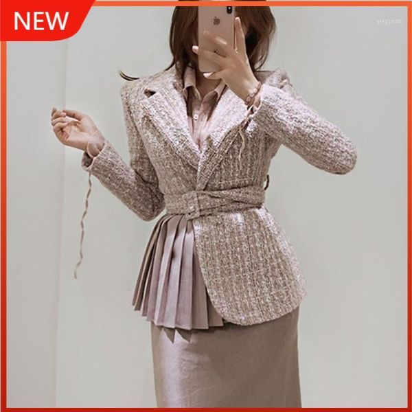 outerwear lace up office lady wild no quilted new 2021 autumn winter women blazers woolen formal jackets1, Black;brown
outerwear lace up office lady wild no quilted new 2021 autumn winter women blazers woolen formal jackets1, Black;brown