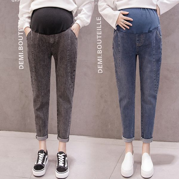 maternity loose denim jeans autumn haren pants for pregnant women clothes vintage style pregnancy jeans high waist trousers c1002, White
maternity loose denim jeans autumn haren pants for pregnant women clothes vintage style pregnancy jeans high waist trousers c1002, White