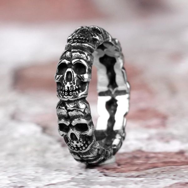 stainless steel men rings domineering devil skull punk rock gothic for biker male boyfriend jewelry creativity gift wholesale, Golden;silver
stainless steel men rings domineering devil skull punk rock gothic for biker male boyfriend jewelry creativity gift wholesale, Golden;silver