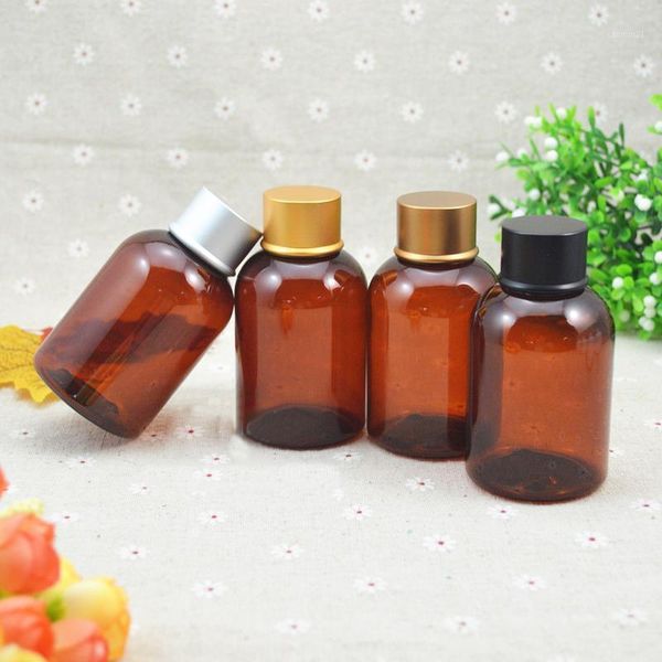 storage bottles & jars 50pcs 100ml brown cosmetic with round shoulder and aluminum cap heathy pet sample dispenser dropper capacity1
storage bottles & jars 50pcs 100ml brown cosmetic with round shoulder and aluminum cap heathy pet sample dispenser dropper capacity1