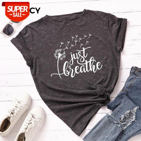jfuncy plus size 100% cotton summer tshirt just breathe dandelion print women t-shirt short sleeve female tee women t shirt #n23b, White
jfuncy plus size 100% cotton summer tshirt just breathe dandelion print women t-shirt short sleeve female tee women t shirt #n23b, White