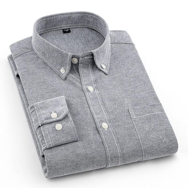 men's casual shirts 8 color cotton oxford for men 2021 spring fashion mens shirt long sleeve slim fit dress chemise homme, White;black
men's casual shirts 8 color cotton oxford for men 2021 spring fashion mens shirt long sleeve slim fit dress chemise homme, White;black