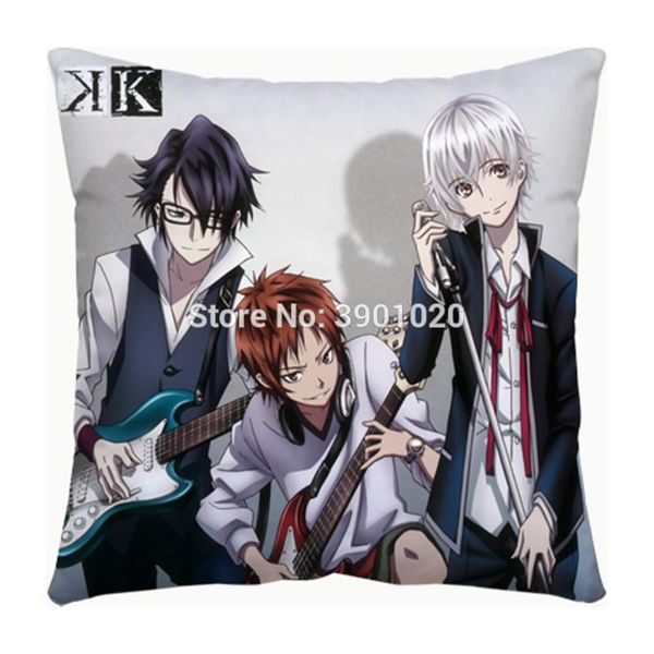 pillow cartoon anime k yatogami kuroh isana yashiro square customize