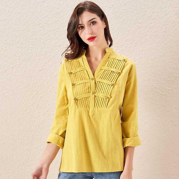 women's shirts long sleeve female 2020 spring summer loose casual office ladies shirt with buttons1, White
women's shirts long sleeve female 2020 spring summer loose casual office ladies shirt with buttons1, White