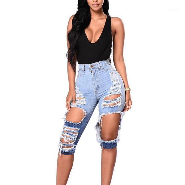 women's bike pants, ripped jeans, loose casual wear side pockets rough selvedge cropped bottoms1, Blue
women's bike pants, ripped jeans, loose casual wear side pockets rough selvedge cropped bottoms1, Blue