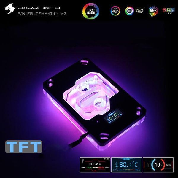 barrowch cpu water block use for amd ryzen am3 am4 with dynamic color screen/ rgb light compatible 5v 3pin header in motherboard1
barrowch cpu water block use for amd ryzen am3 am4 with dynamic color screen/ rgb light compatible 5v 3pin header in motherboard1