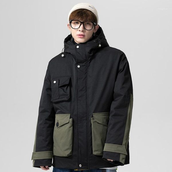 mens puffer cargo jackets fashion loose stand collar thick 90% white duck down overcoat male winter outerwear clothing jk-9411, Black
mens puffer cargo jackets fashion loose stand collar thick 90% white duck down overcoat male winter outerwear clothing jk-9411, Black