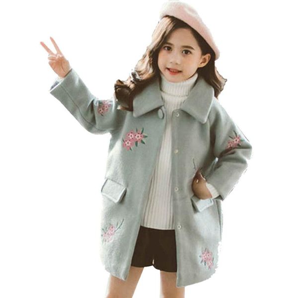 girls jackets flower embroidery woolen coat for girls turn down collar outerwear children fall fashion winter clothes for, Blue;gray
girls jackets flower embroidery woolen coat for girls turn down collar outerwear children fall fashion winter clothes for, Blue;gray