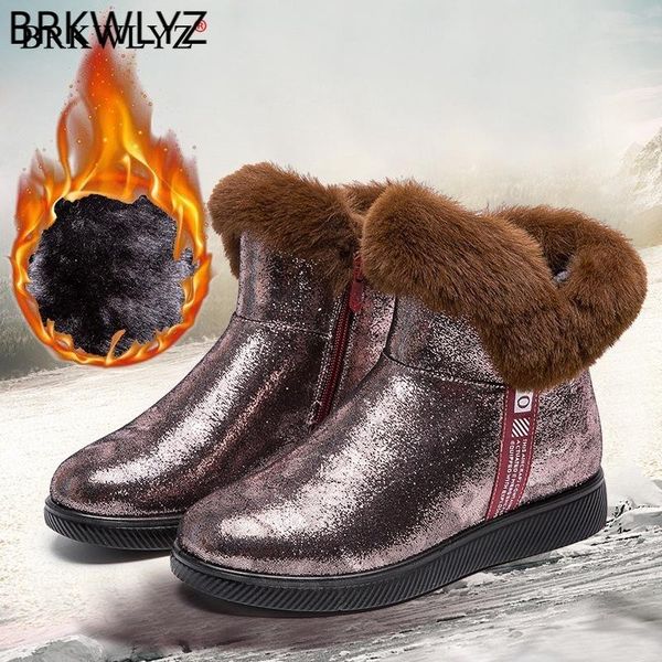 2020 warm winter boots with fur women ankle snow boots female plush insole botas mujer size 35-43 shoes woman, Black
2020 warm winter boots with fur women ankle snow boots female plush insole botas mujer size 35-43 shoes woman, Black