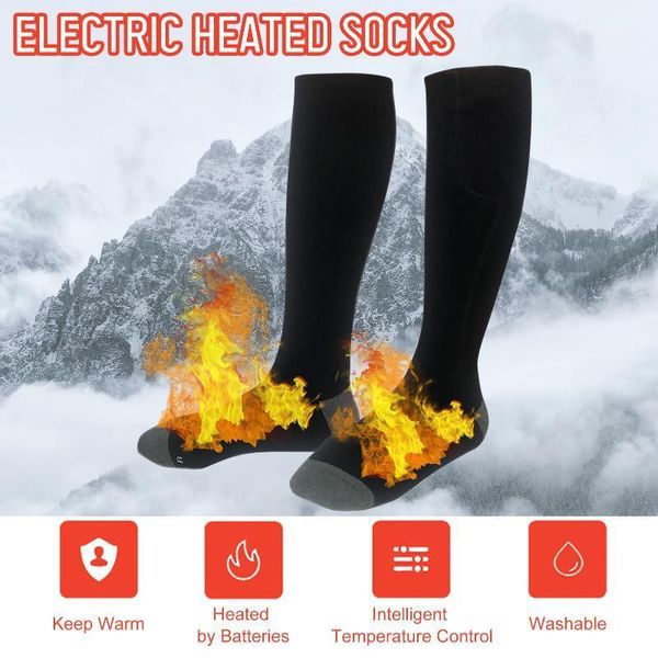 electric heated warmer socks rechargeable warm stockings thermal winter socks feet warmer for mwn women camping ski hiking1, Black
electric heated warmer socks rechargeable warm stockings thermal winter socks feet warmer for mwn women camping ski hiking1, Black