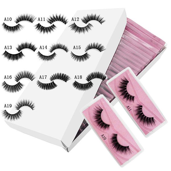10 styles 3d mink eyelashes eye lashes with box cross eyelash extension makeup natural long thick full fake false eye lash a10-a19 series
10 styles 3d mink eyelashes eye lashes with box cross eyelash extension makeup natural long thick full fake false eye lash a10-a19 series