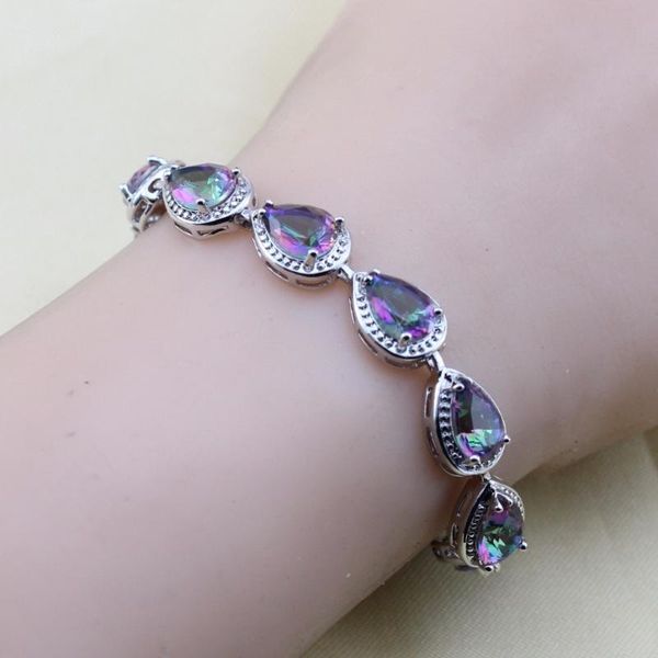 link, chain xutaati sterling silver colorcolor jewelry multi color stones cubic zirconia adjustable link bracelet length 18+3cm, Black
link, chain xutaati sterling silver colorcolor jewelry multi color stones cubic zirconia adjustable link bracelet length 18+3cm, Black