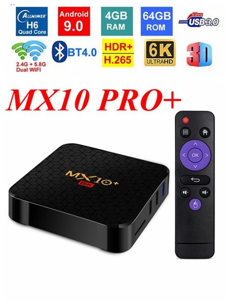 6k smart tv box mx10 plus android 9.0 allwinner h6 quad core 5g wifi bt4.0 usb3.0 h.265 media player
6k smart tv box mx10 plus android 9.0 allwinner h6 quad core 5g wifi bt4.0 usb3.0 h.265 media player