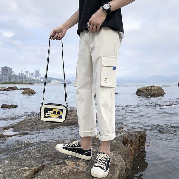 ujig8 nine-point overalls casual trendy men's straight loose pants thin brand wide-leg men's korean style trendy points nine nine, Blue
ujig8 nine-point overalls casual trendy men's straight loose pants thin brand wide-leg men's korean style trendy points nine nine, Blue