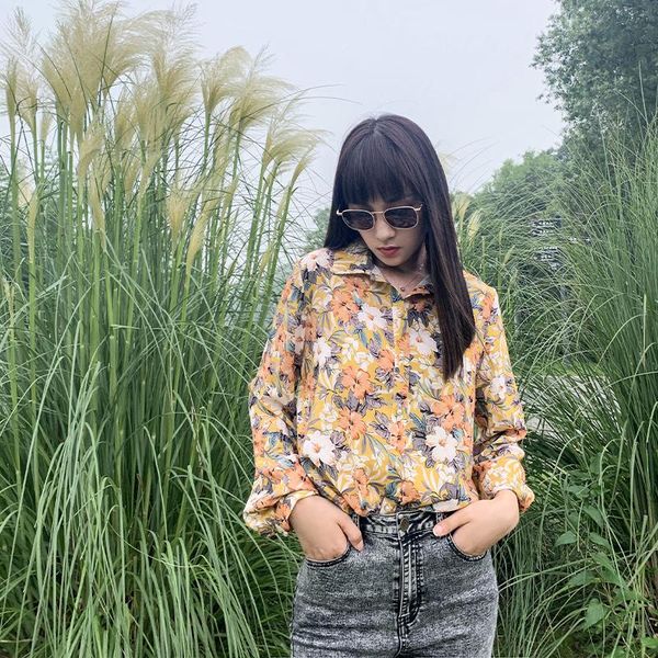 elfsack multicolo floral print casual women chiffon shirts,2020 autumn elf vintage full sleeve korean girly daily sweet top, White
elfsack multicolo floral print casual women chiffon shirts,2020 autumn elf vintage full sleeve korean girly daily sweet top, White