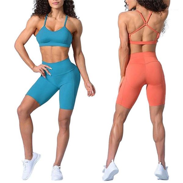 2 pcs/set women seamless yoga sets fitness sports suits gym clothes breathable bra female running leggings workout set short+, White;red
2 pcs/set women seamless yoga sets fitness sports suits gym clothes breathable bra female running leggings workout set short+, White;red