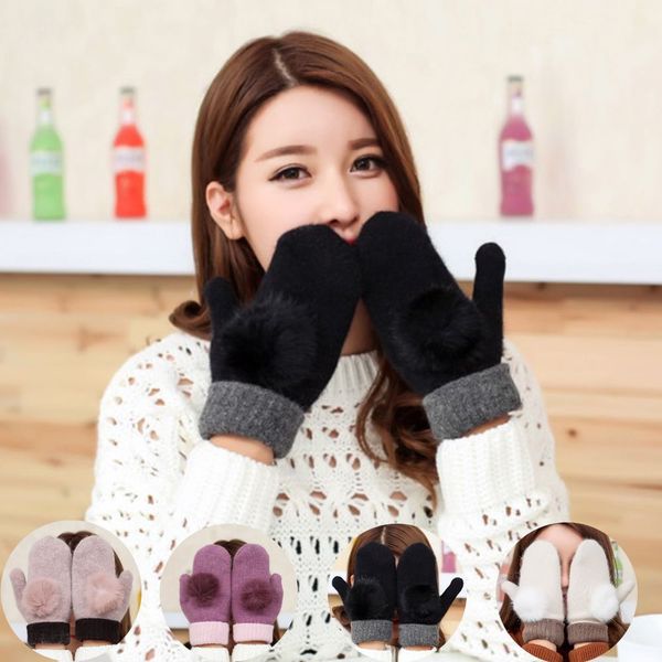 knitted glove lovely fur ball children's mittens women design mitts outdoor riding mitten warm fleece gloves girl winter gifts, White
knitted glove lovely fur ball children's mittens women design mitts outdoor riding mitten warm fleece gloves girl winter gifts, White