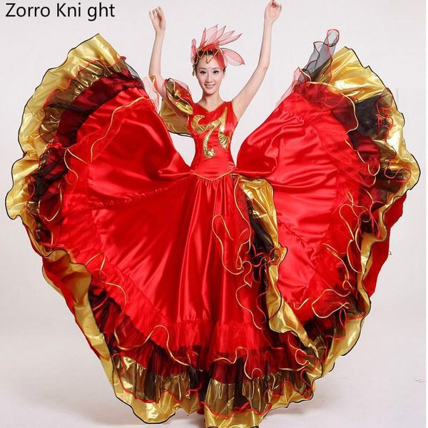 opening dance big swing skirt female new modern atmosphere stage dance with long skirt big swing costumes1, Black;red
opening dance big swing skirt female new modern atmosphere stage dance with long skirt big swing costumes1, Black;red