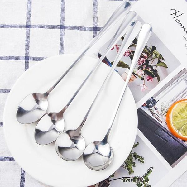 korean creative stainless steel long handle coffee spoon stirring simple spoon creative ice sharp round1
korean creative stainless steel long handle coffee spoon stirring simple spoon creative ice sharp round1