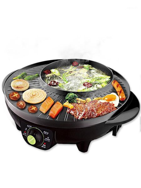 electric pot barbecue machine two in one smart thermostat 1600w fast heating knob adjustment healthy non-stick coating1
electric pot barbecue machine two in one smart thermostat 1600w fast heating knob adjustment healthy non-stick coating1