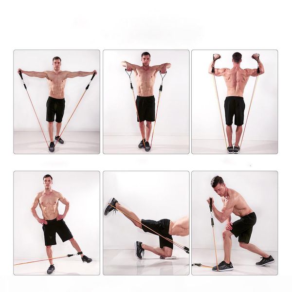 quality11 sets of pull rope fitness equipment indoor sports latex resistance rope pull elastic rope
quality11 sets of pull rope fitness equipment indoor sports latex resistance rope pull elastic rope