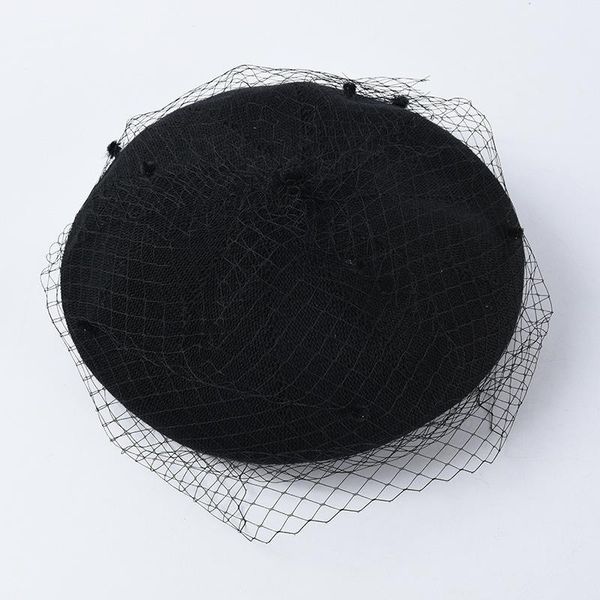 elegant female fedoras wool felt mesh bow floral formal berets fedora hats for women 2019 retro beret british mesh gauze dot h sqcblu, Blue;gray
elegant female fedoras wool felt mesh bow floral formal berets fedora hats for women 2019 retro beret british mesh gauze dot h sqcblu, Blue;gray