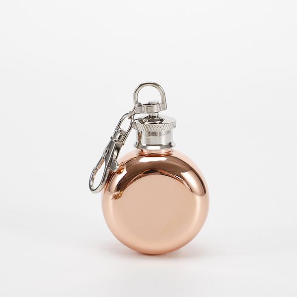 1oz round wine pots 304 stainless steel liquor bottle body carry with keys buckle hip flask portable 11td l1
1oz round wine pots 304 stainless steel liquor bottle body carry with keys buckle hip flask portable 11td l1