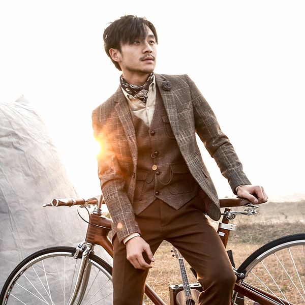 soarin independent thousand bird grid men's ruffian and handsome suit british casual plaid jacket wedding dress
soarin independent thousand bird grid men's ruffian and handsome suit british casual plaid jacket wedding dress