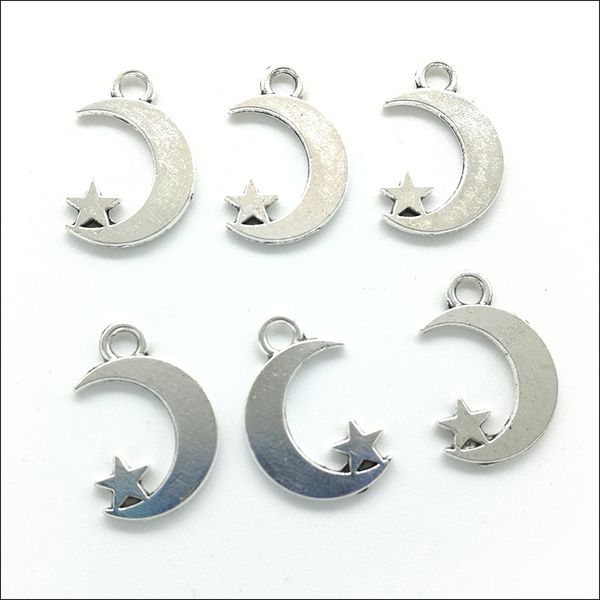 lot 100pcs star moon charms pendant retro jewelry making diy keychain ancient silver pendant for diy bracelet earrings 17*11mm, Bronze;silver
lot 100pcs star moon charms pendant retro jewelry making diy keychain ancient silver pendant for diy bracelet earrings 17*11mm, Bronze;silver