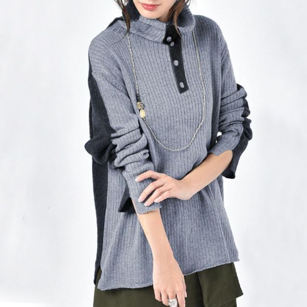 sweater women fashion japan style patchwork women knit 2021 sweater female pullover1, White;black
sweater women fashion japan style patchwork women knit 2021 sweater female pullover1, White;black