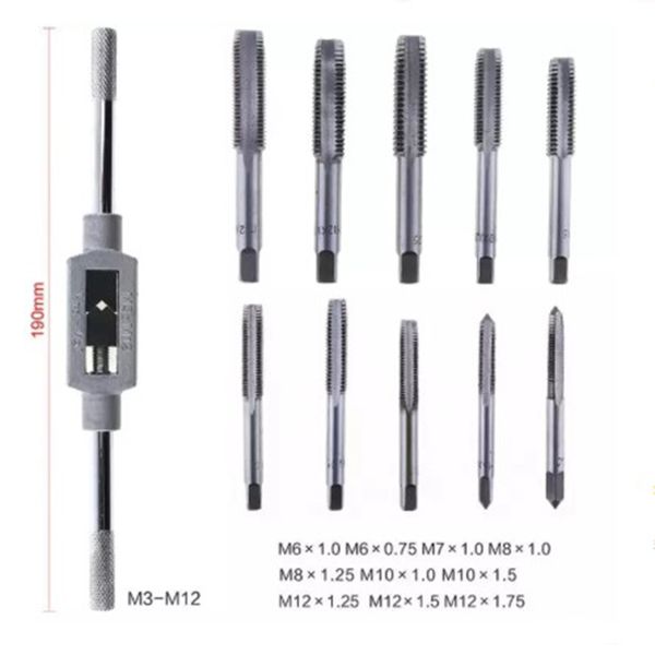 11pcs/set m12 *1.75 cr-mo tap die bolt remover screw thread metric plugs w/holder frame for cutting wood
11pcs/set m12 *1.75 cr-mo tap die bolt remover screw thread metric plugs w/holder frame for cutting wood