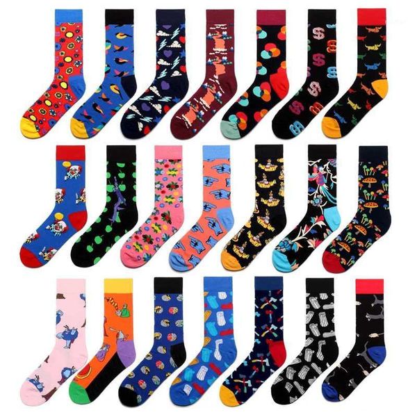 men socks cartoon clown plane bird dot dog colorful happy vintage harajuku street hip hop funny casual skate cotton socks1, Black
men socks cartoon clown plane bird dot dog colorful happy vintage harajuku street hip hop funny casual skate cotton socks1, Black